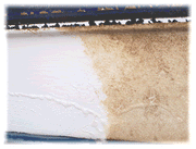 example of Boat Brite algae stain remover for boats