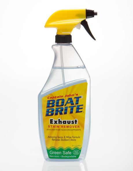 boat exhaust and black streak stain remover for boats